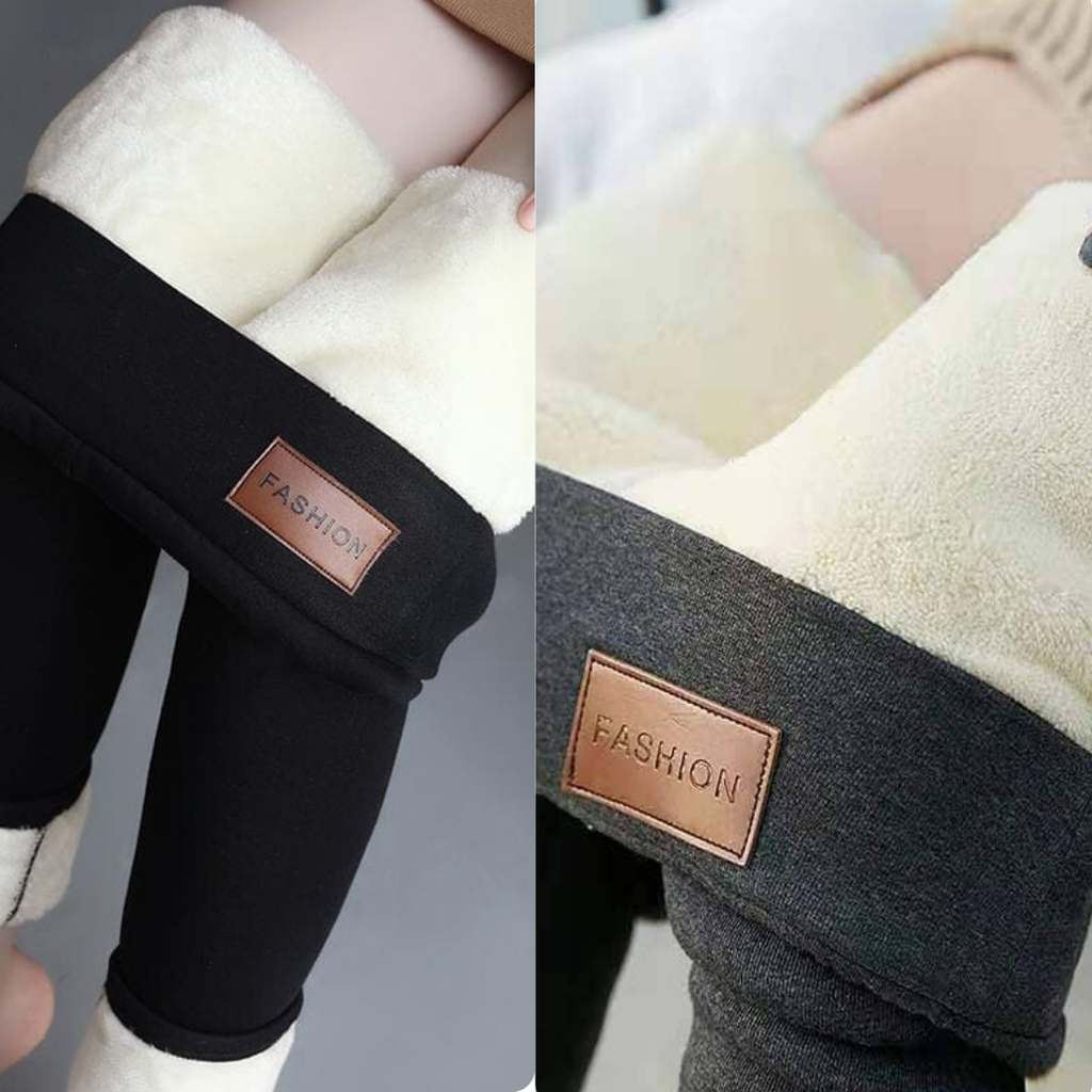 Thermo-Leggings mit Warmem Wollfutter