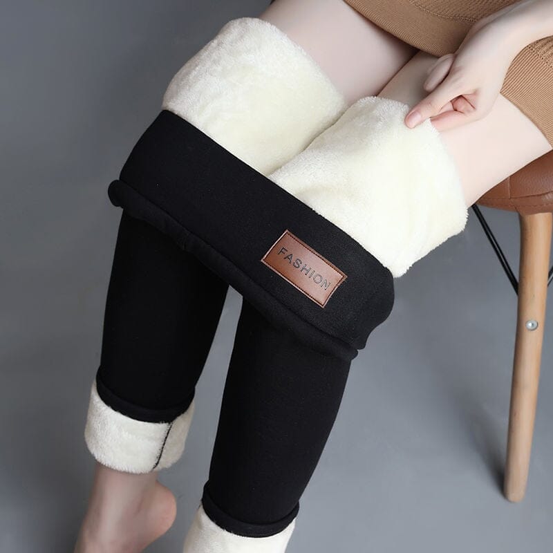 Thermo-Leggings mit Warmem Wollfutter