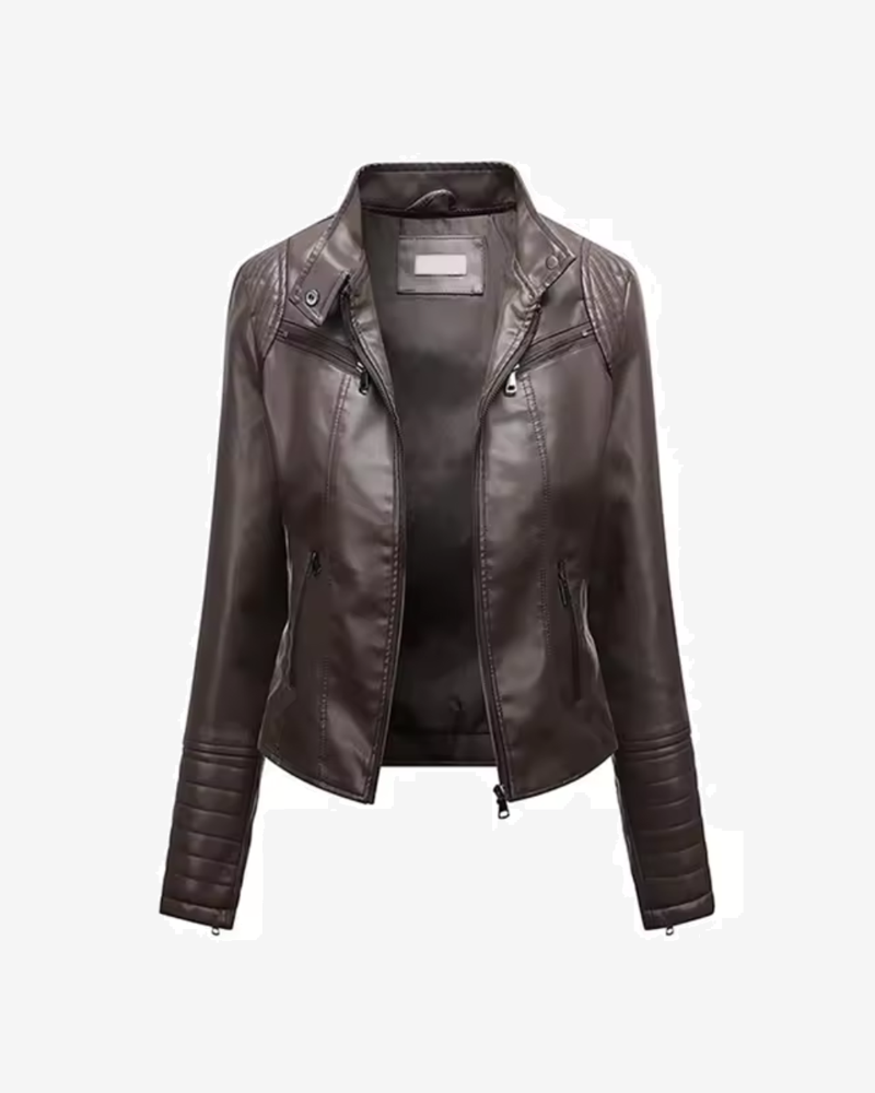 Damen-Lederjacke Slim – Modell „Analu