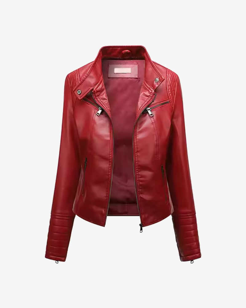 Damen-Lederjacke Slim – Modell „Analu