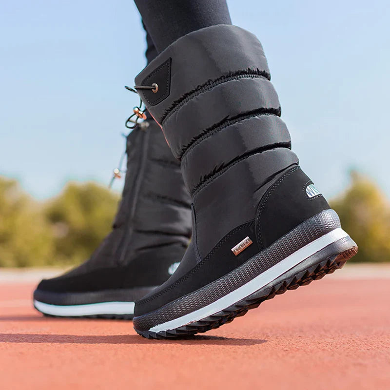 Gefütterter Damen-Winterstiefel mit Thermo-Puffer Polaris™
