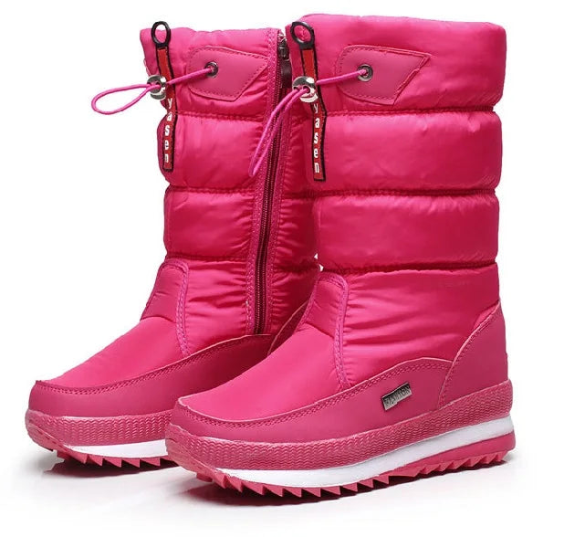 Gefütterter Damen-Winterstiefel mit Thermo-Puffer Polaris™