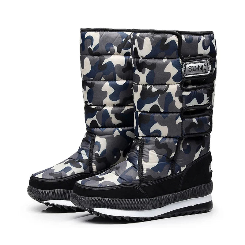Gefütterter Damen-Winterstiefel mit Thermo-Puffer Polaris™