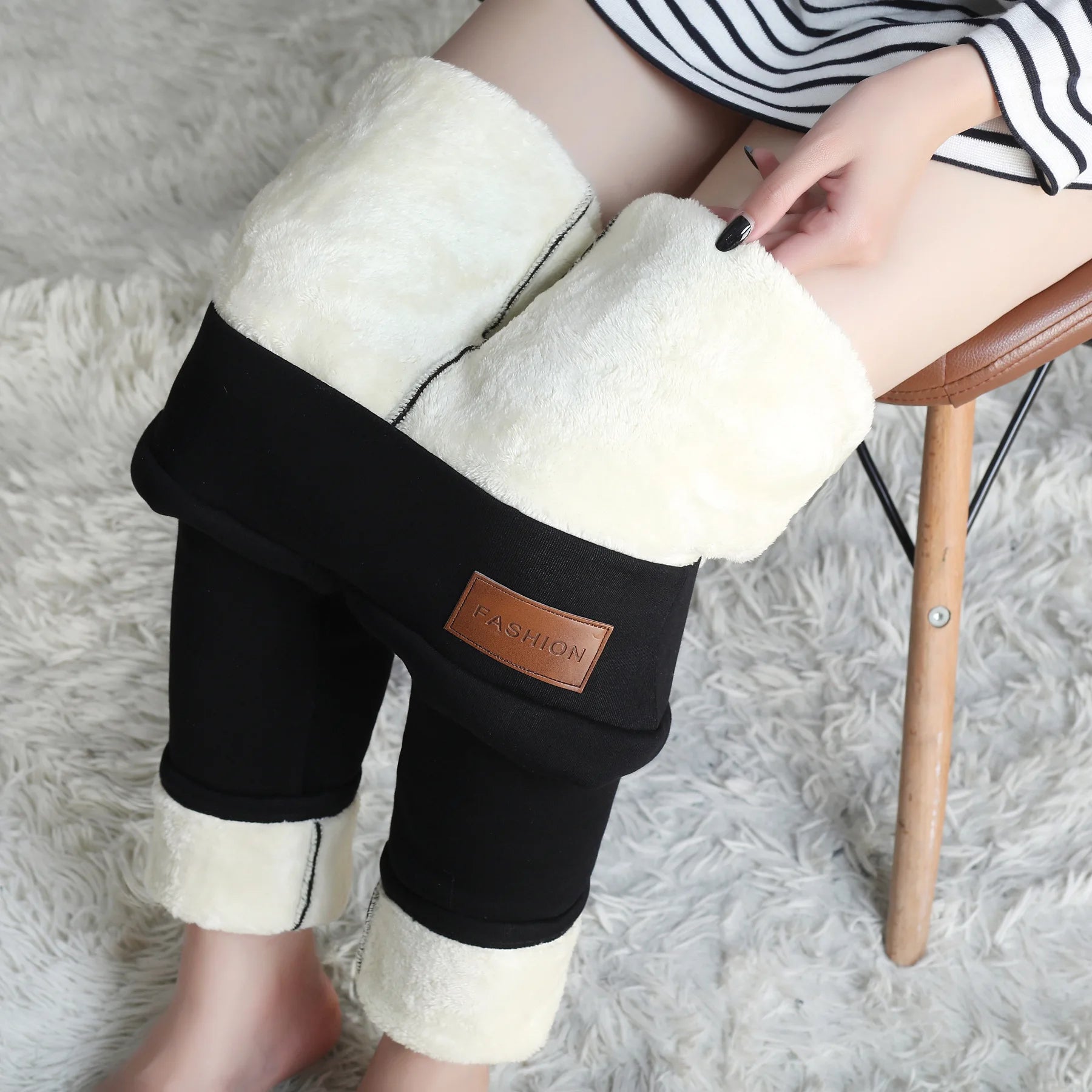 Meia Calça Legging de Inverno Térmica Julie